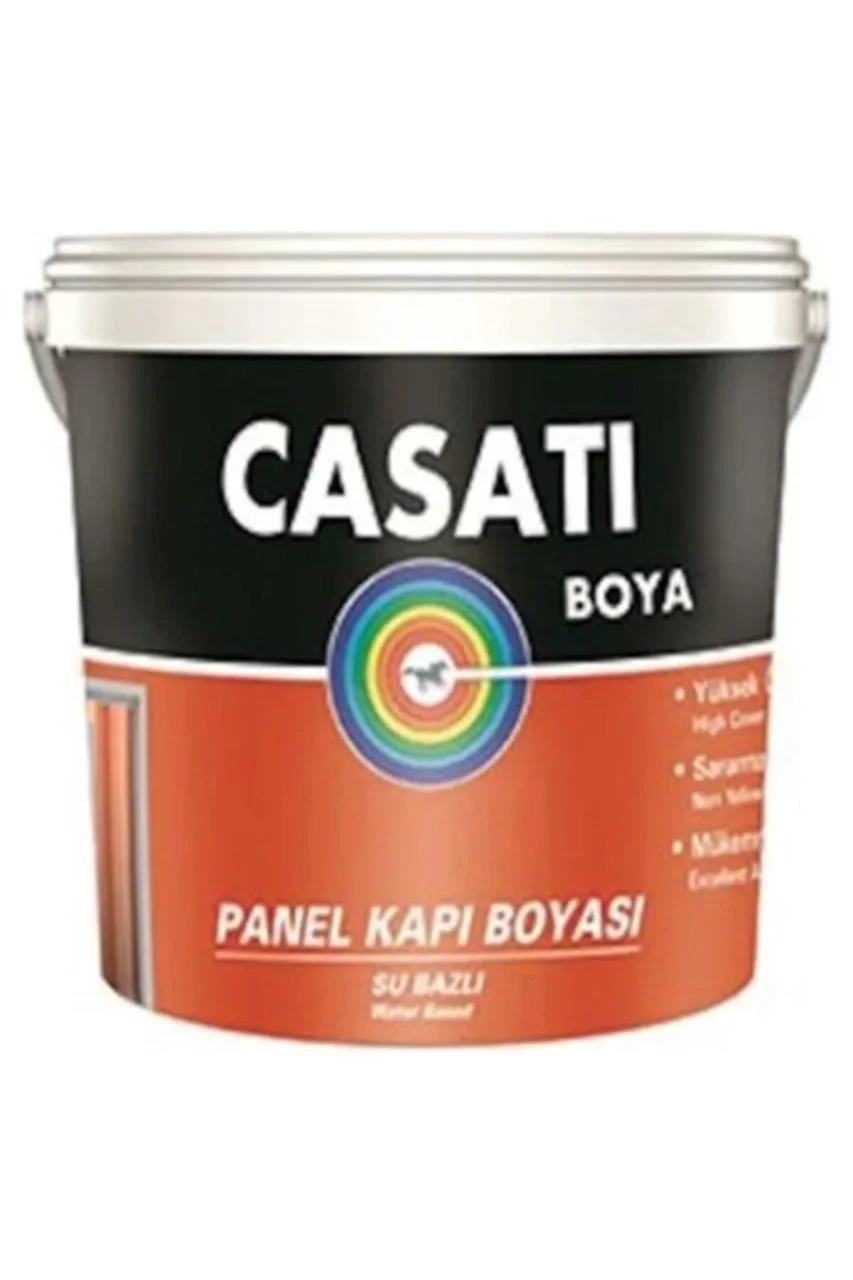 İthalat® Casati Su Bazlı Panel Kapı Boyası Beyaz 2,5 Litre