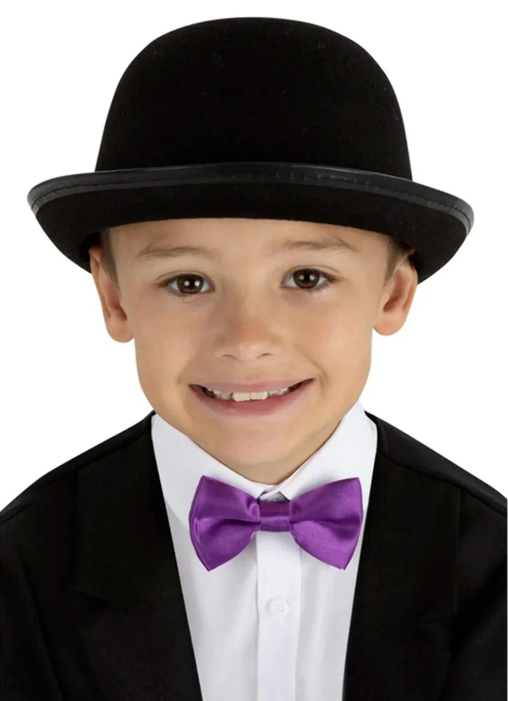 İthalat® Charlie Chaplin Stil Çocuk Şapkası – Siyah Melon Parti Şapkası İthalat® Charlie Chaplin Stil Çocuk Şapkası – Siyah Melon Parti Şapkası
