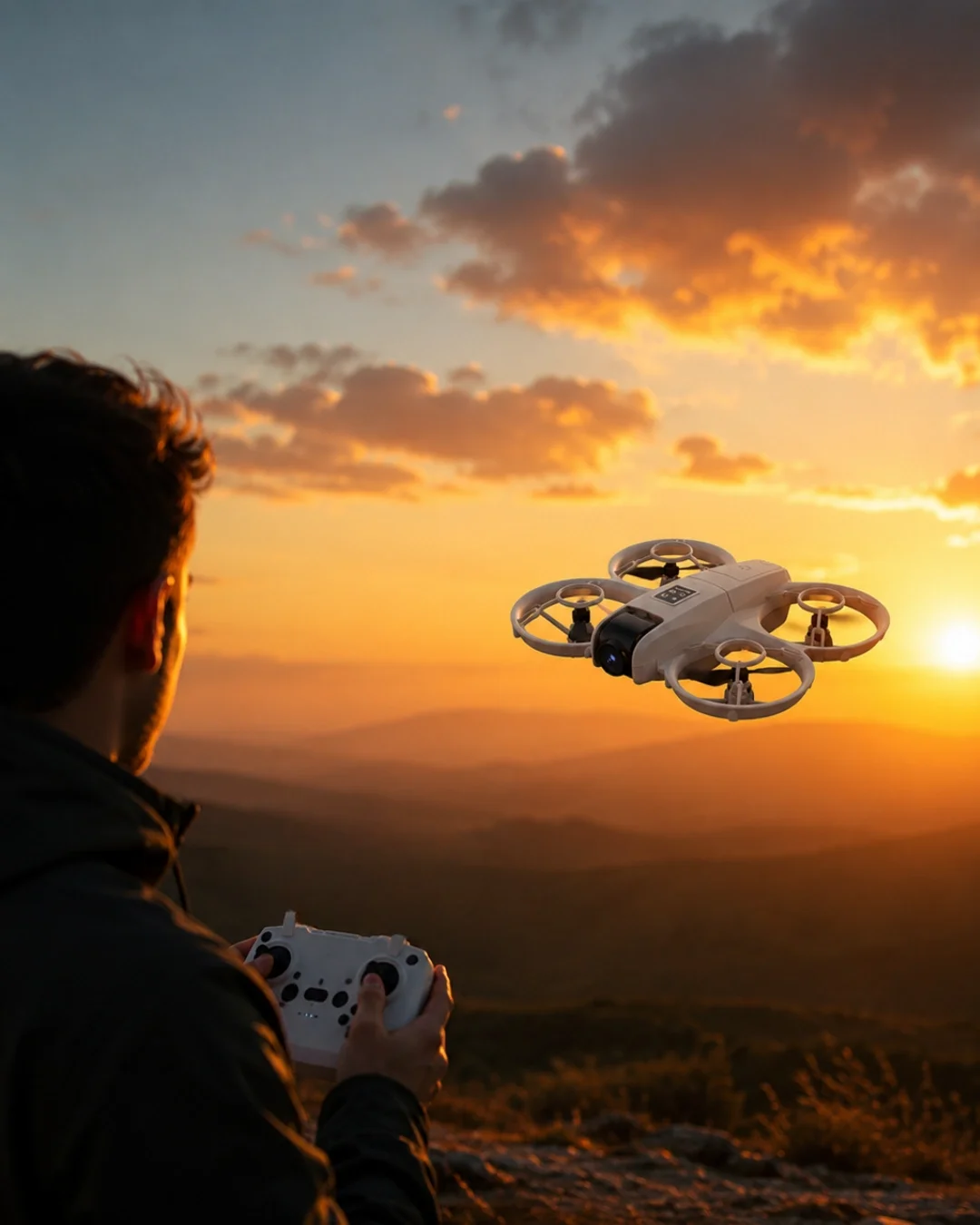 İthalat® Çift Bataryalı Kameralı Mini Drone Işıklı Akıllı Uçuş Sistemi