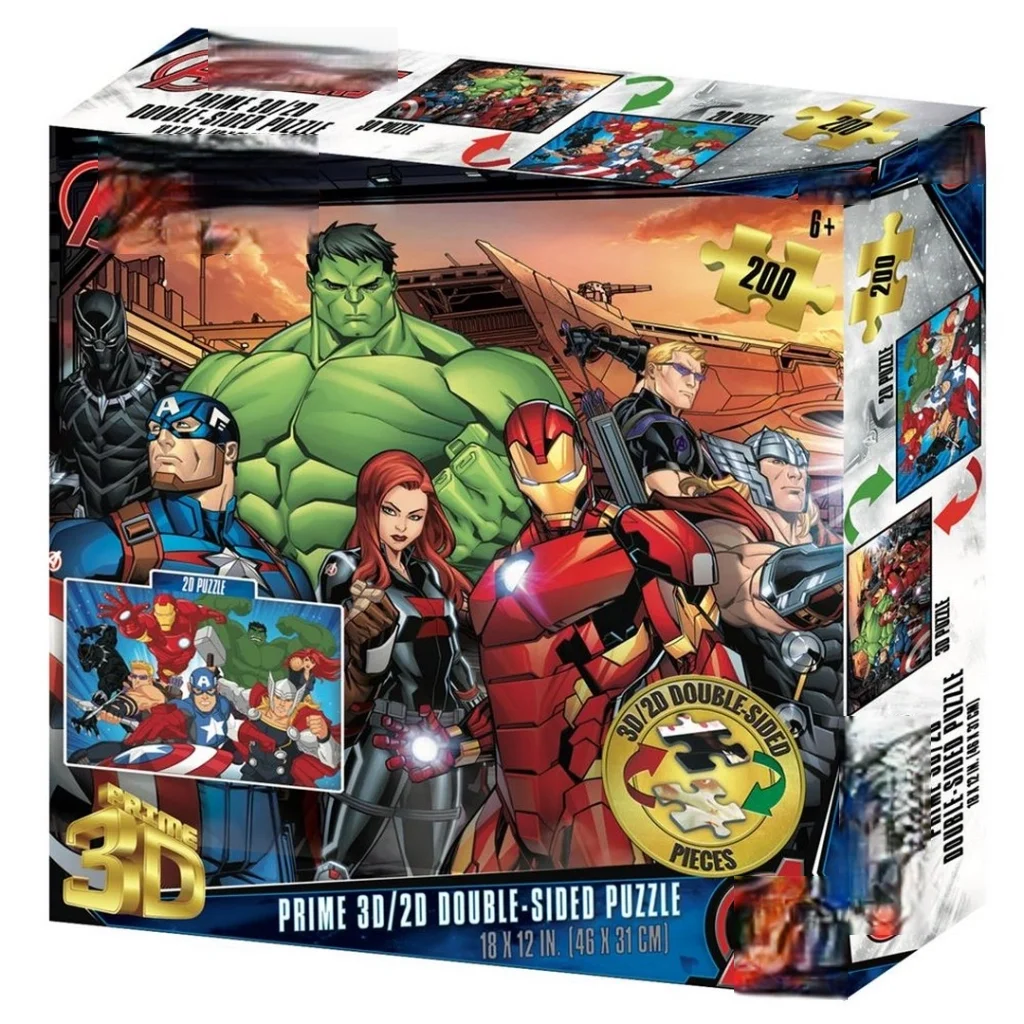 Çift Taraflı Puzzle 200 Parça Çift Taraflı Puzzle 200 Parça