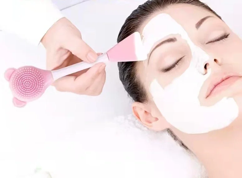 İthalat® Cilt Bakım Fırçası ve Maske Spatulası