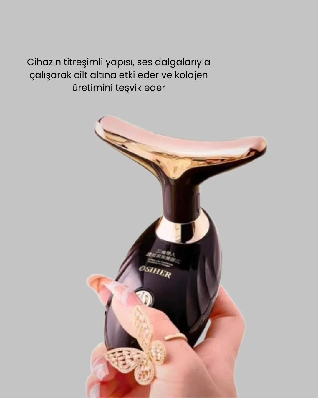 İthalat® Cilt Gençleştirme ve Sıkılaştırma Cihazı Kolajen Artırıcı Titreşimli
