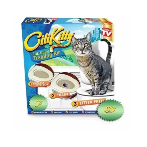 İthalat® CitiKitty Klozet Kedi Tuvaleti Eğitim Seti