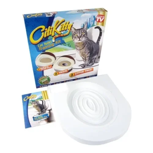 İthalat® CitiKitty Klozet Kedi Tuvaleti Eğitim Seti
