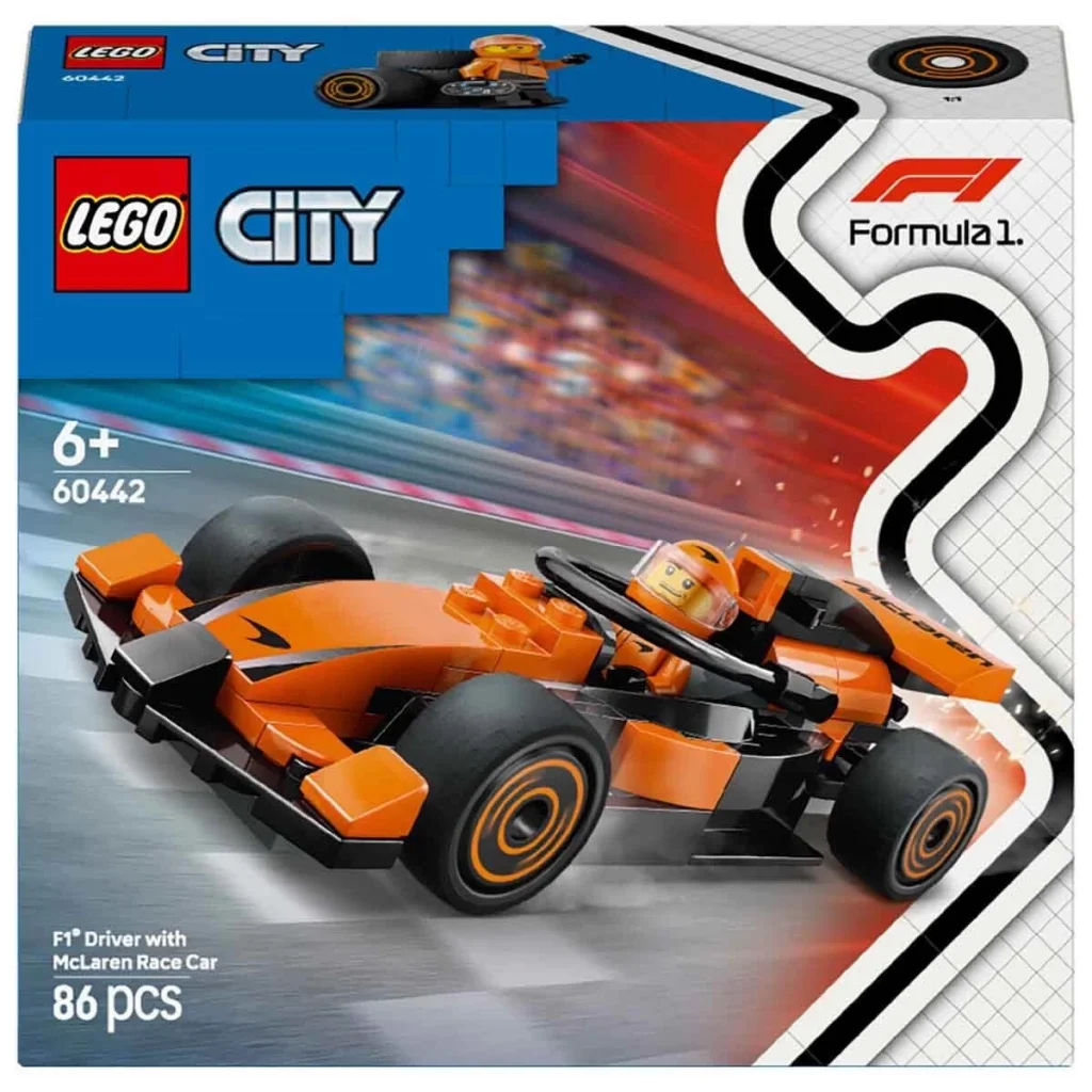 City McLaren Yarış Arabalı F1 Sürücüsü 60442 City McLaren Yarış Arabalı F1 Sürücüsü 60442