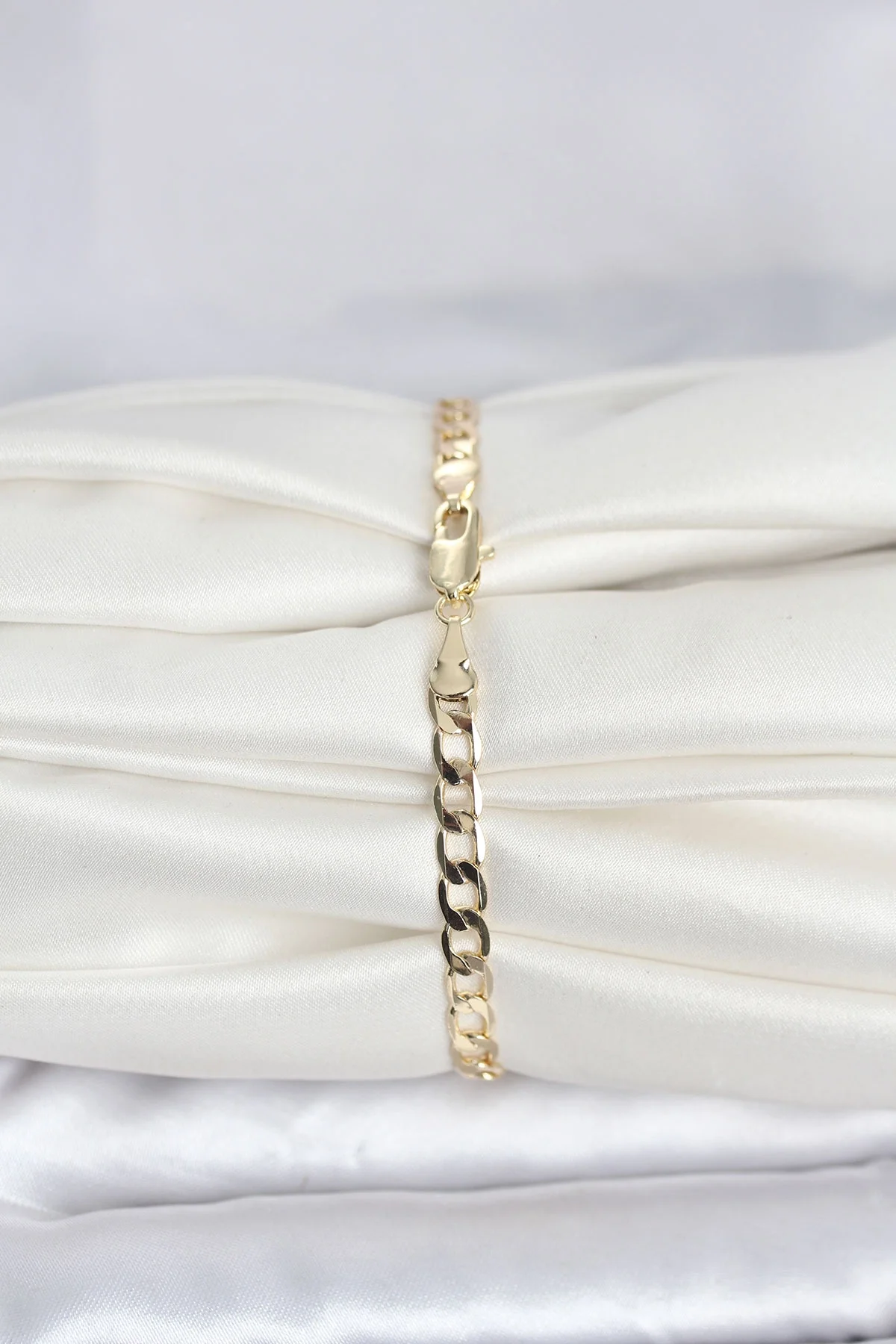 İthalat® CM 14K Gold Renk Halka Zincir Model Kadın Bileklik