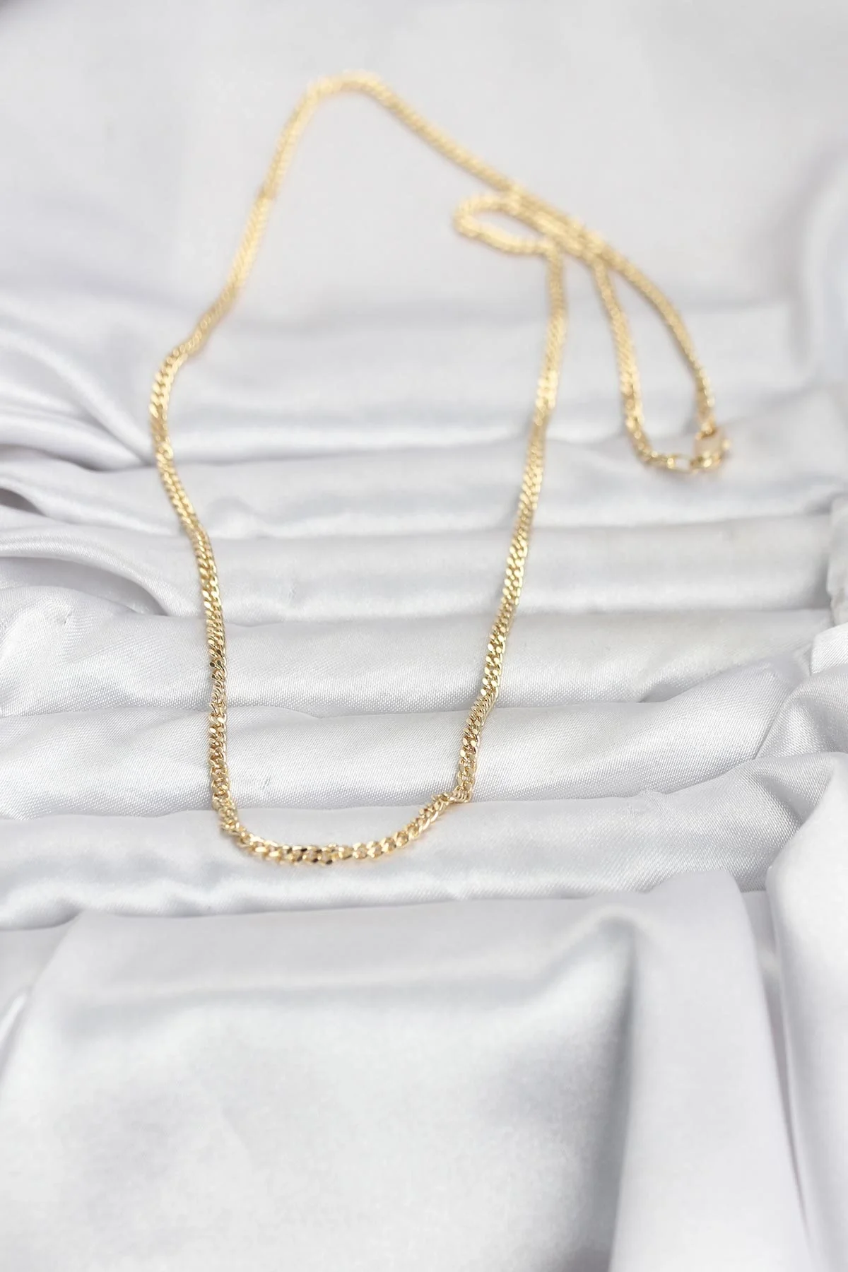 İthalat® CM 14K Gold Renk 60 cm Zincir Kadın Kolye
