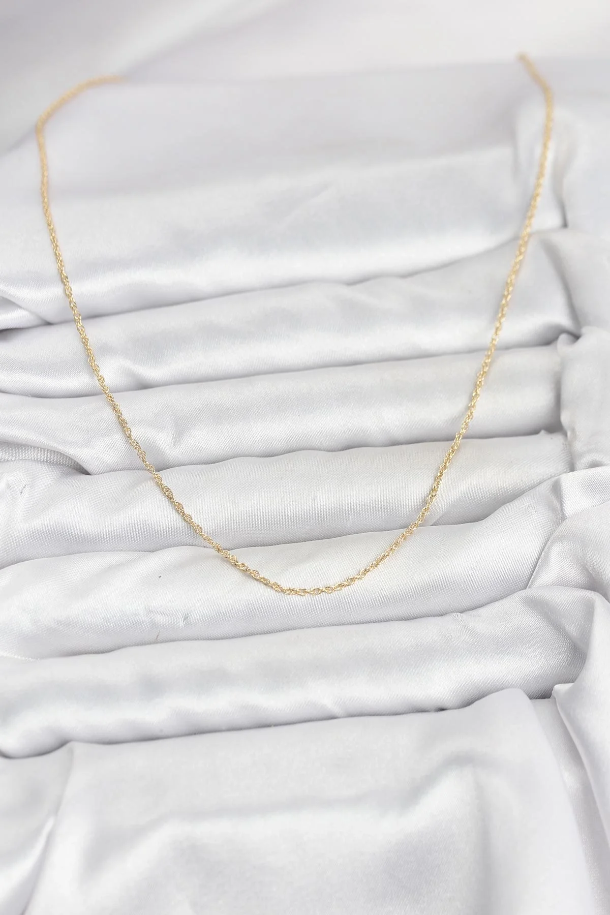 İthalat® CM 14K Gold Renk Burgu Model 60 cm Kadın Kolye