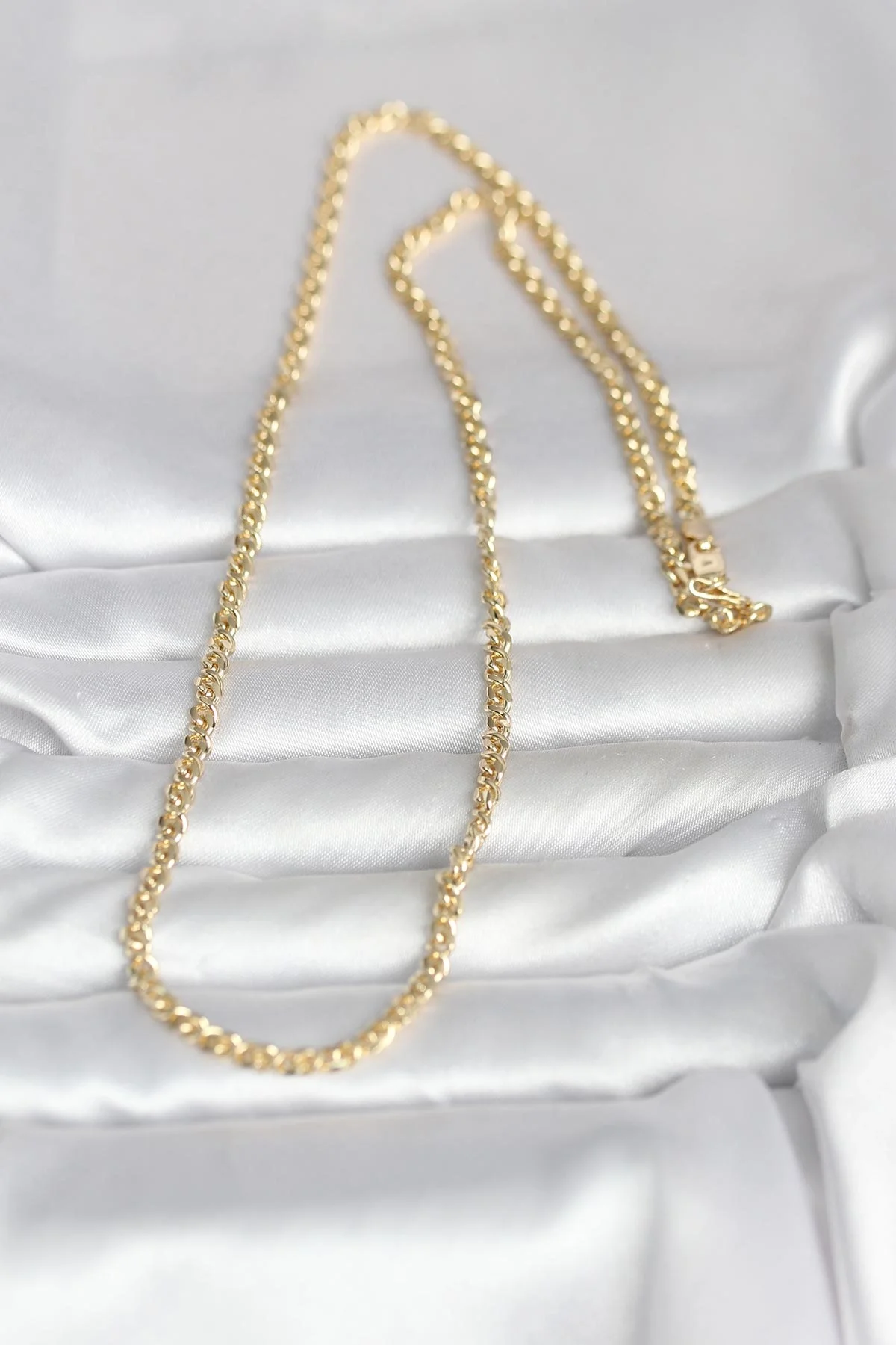 İthalat® CM 14K Gold Renk Zincir Model 60 cm Kadın Kolye