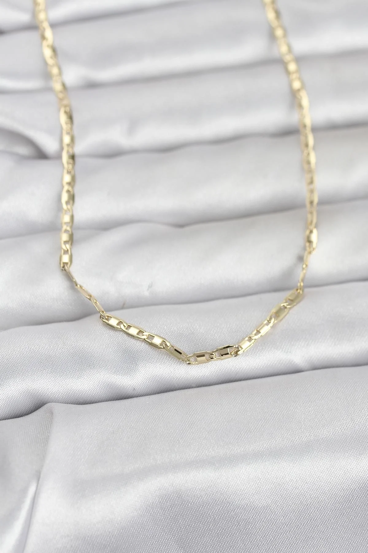 İthalat® CM 14K Gold Renk Gemici Zincir Model 60 cm Kadın Kolye