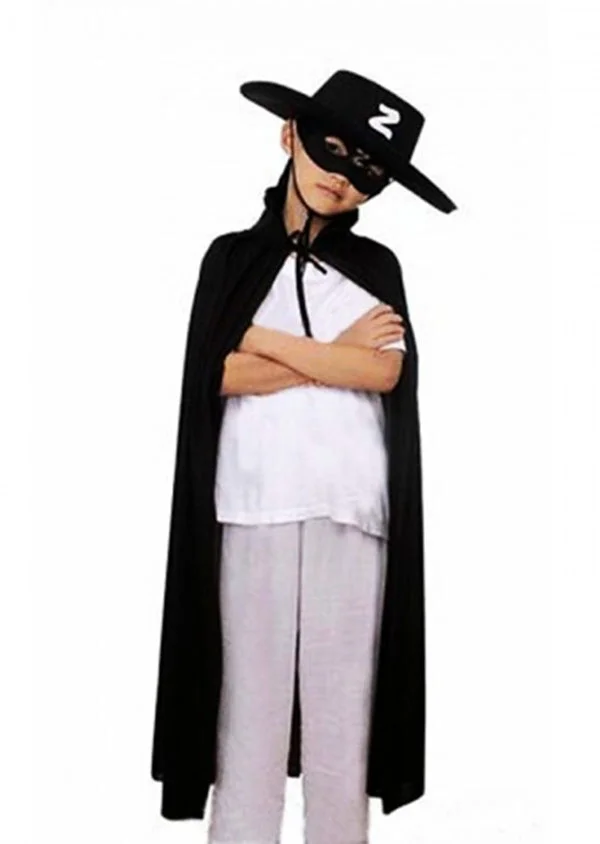 İthalat® Çocuk Boy  Pelerin + Şapka + Maske Kostüm Seti