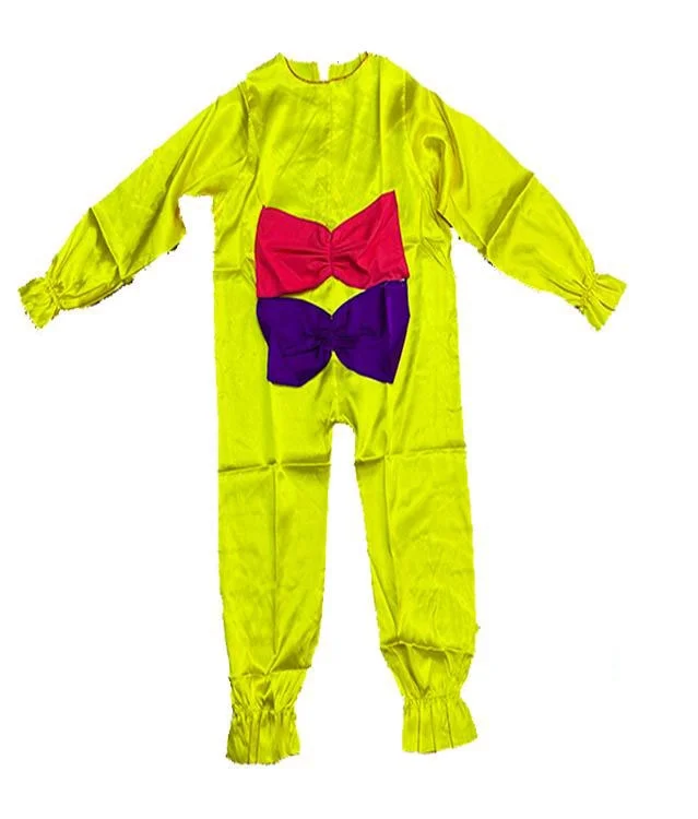 İthalat® Çocuk Boy Saten Palyaço Kostümü