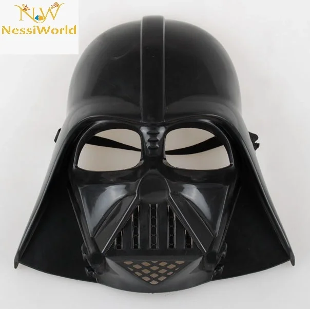 İthalat® Çocuk Boy Yıldız Savaşları Darth Vader Maskesi ve 90 cm Pelerin Seti Siyah
