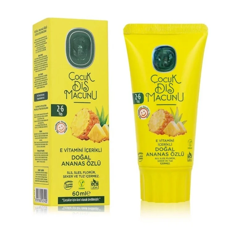 İthalat® Çocuk Diş Macunu 60 ml Ananas