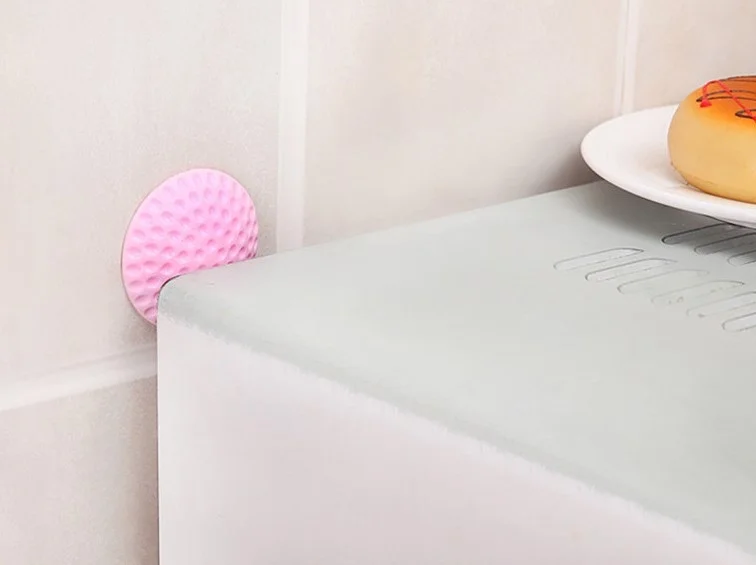 İthalat® Çok Amaçlı Silikon Kapı Duvar Koruyucu Tampon 4lü Paket