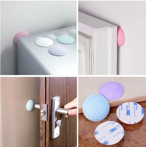 İthalat® Çok Amaçlı Silikon Kapı Duvar Koruyucu Tampon 4lü Paket