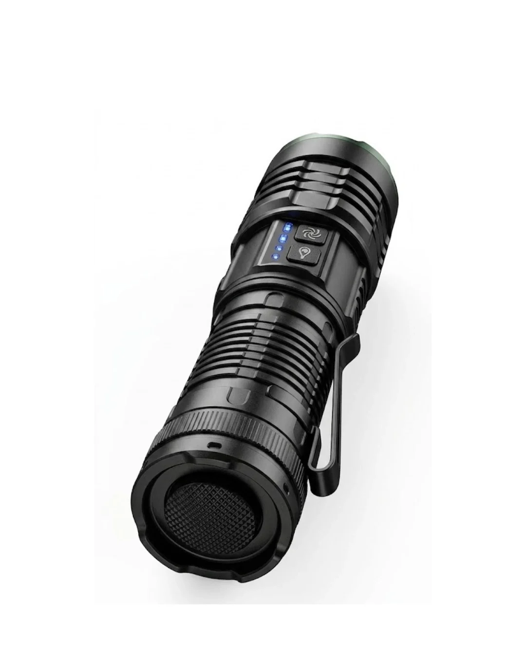 İthalat® Çok Fonksiyonlu LED El Feneri Güçlü Işık ve Dayanıklı Gövde