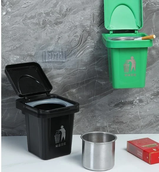 İthalat® Çöp Kovası Tasarımlı  Küllük