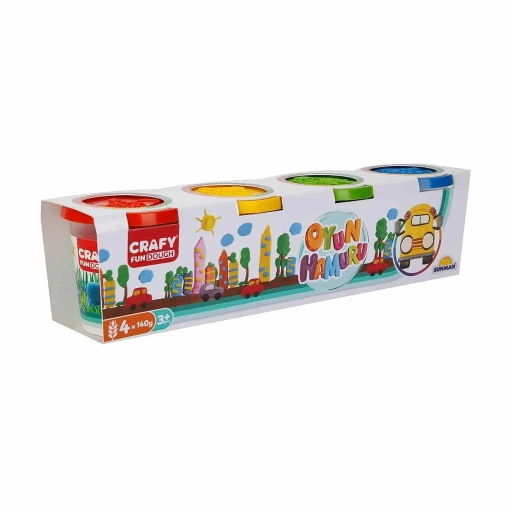 Crafy 4'lü Oyun Hamuru 520 Gr. Fiyatı, Yorumları ve Özellikleri