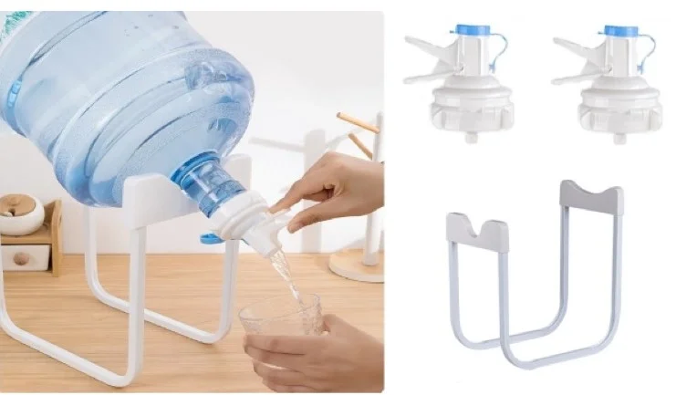 İthalat® Damacana Musluk Başlığı ve Metal Ayak Stand Seti