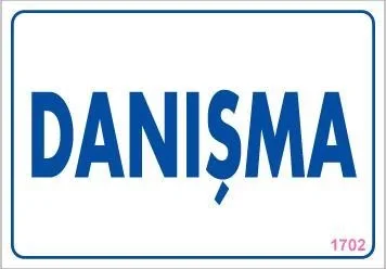 İthalat® Danışma Uyarı Levhası 17,5x25 KOD:1702 İthalat® Danışma Uyarı Levhası 17,5x25 KOD:1702