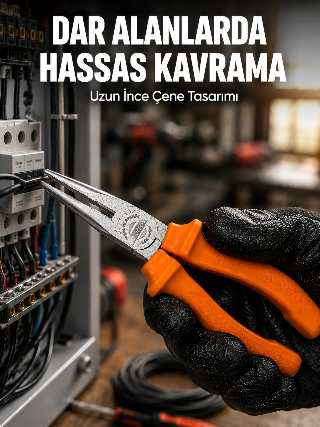 İthalat® Dar Alanlarda Hassas Çalışma İçin Dövme Çelik Kargaburun