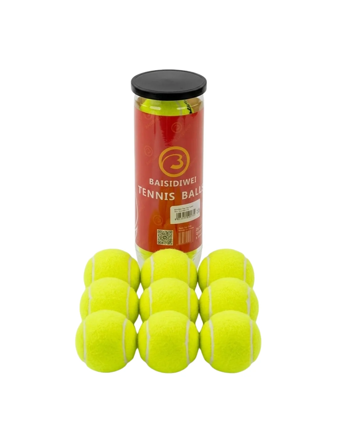 İthalat® Dayanıklı Tenis Topu 9’lu Set Yüksek Performans ve Dengeli Zıplama