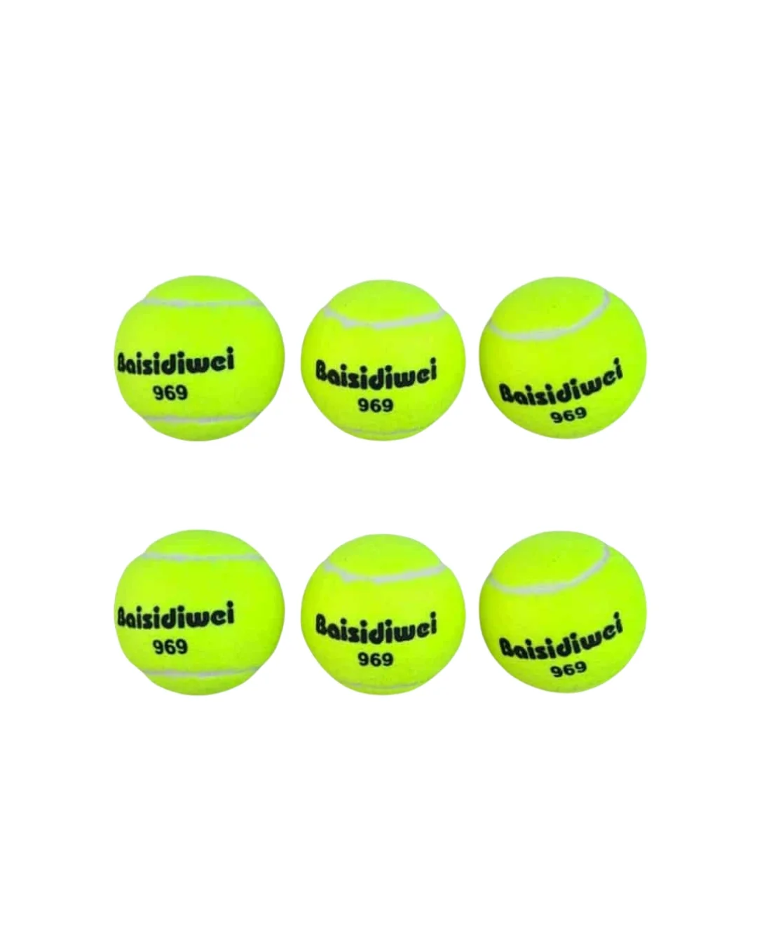 İthalat® Dayanıklı Tenis Topu 6’lı Set Yüksek Zıplama ve Uzun Ömür