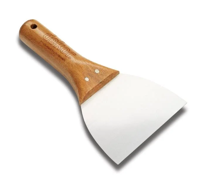 İthalat® Dekor 006 Macun Ispatulası 12 cm Ahaşap Saplı İthalat® Dekor 006 Macun Ispatulası 12 cm Ahaşap Saplı