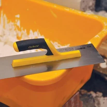 İthalat® Dekor 093 Alçı Malası Plastik Açık Saplı 35 cm İthalat® Dekor 093 Alçı Malası Plastik Açık Saplı 35 cm