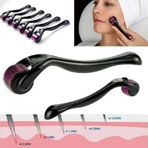 İthalat® Derma Roller Titanyum Cilt Bakım Aleti 1.00 mm.