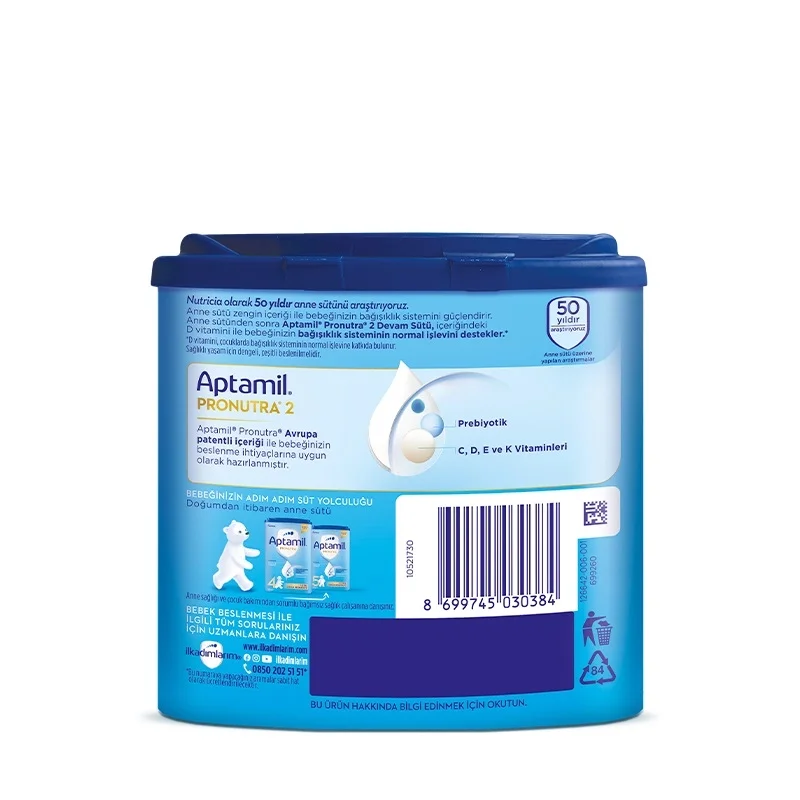 İthalat®   Devam Sütü Maması No2 6-9 Ay 350 Gr