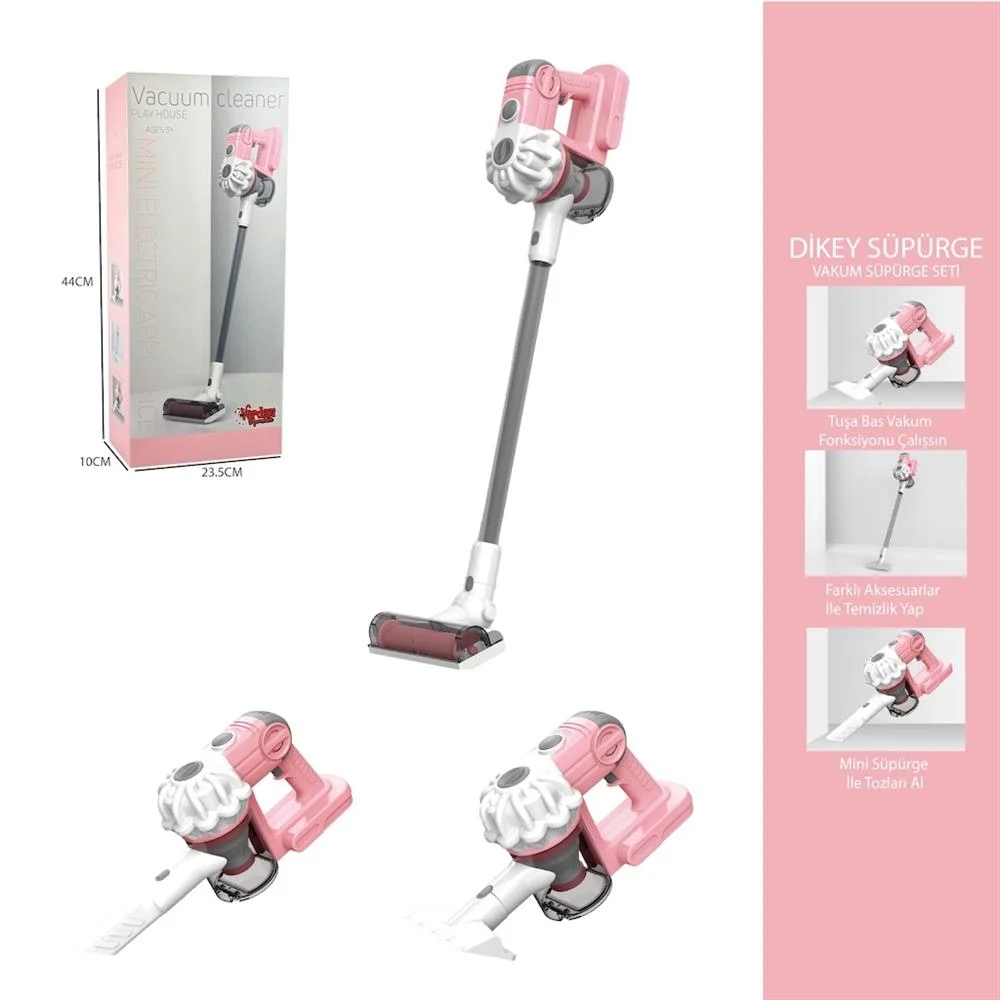 İthalat® DİKEY ELEKT SÜPÜRGESİ PEMBE