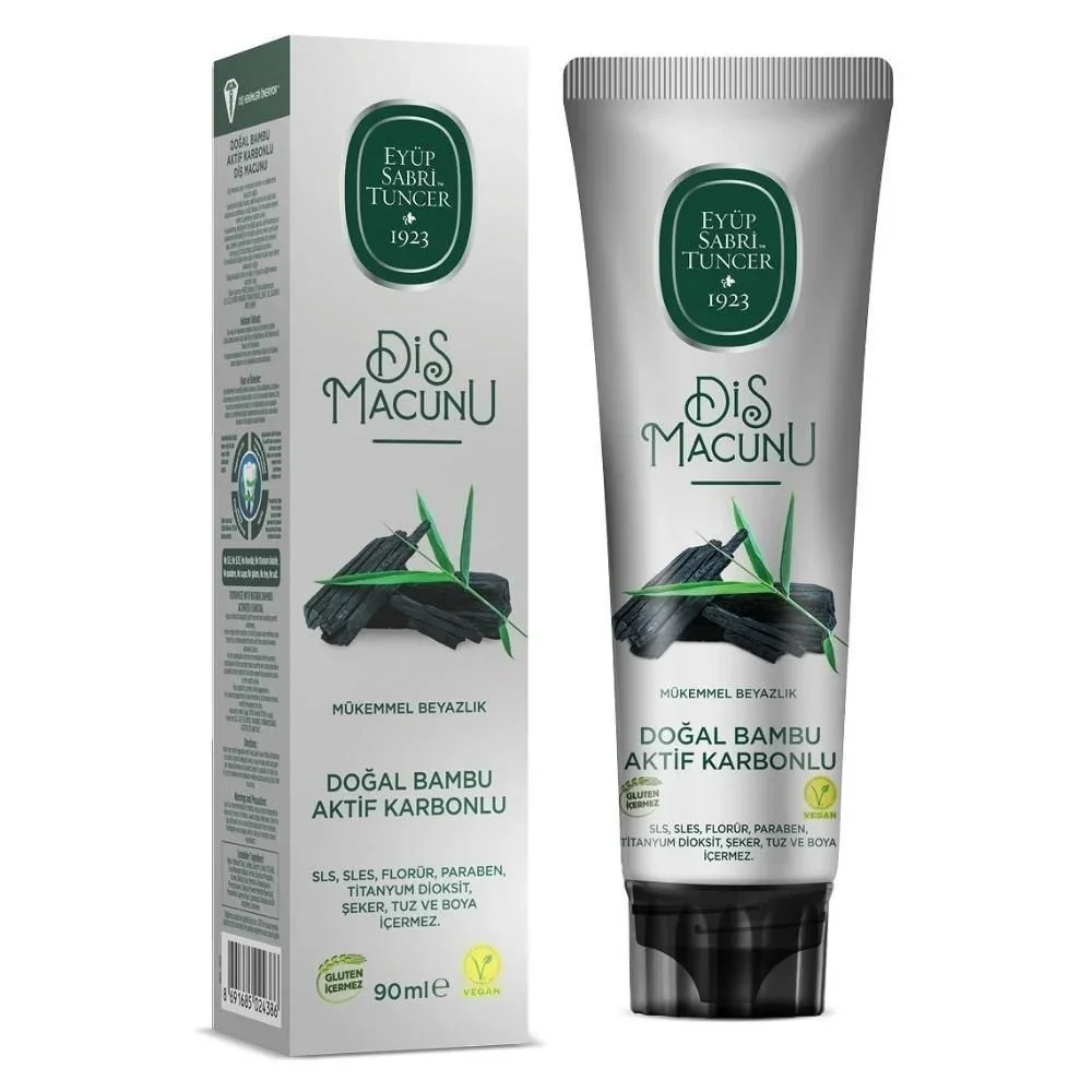 İthalat®   Doğal Bambu Karbonlu Diş Macunu 90 Gr