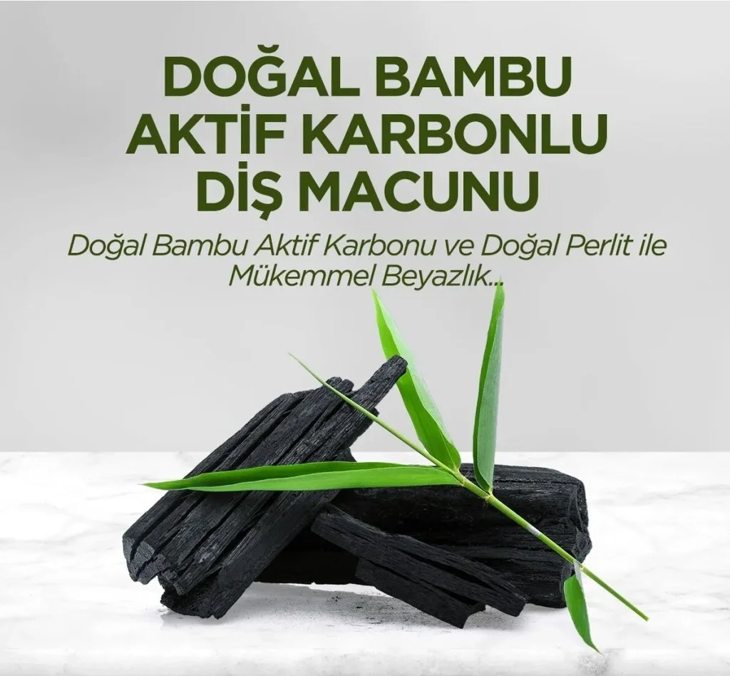 İthalat®   Doğal Bambu Karbonlu Diş Macunu 90 Gr