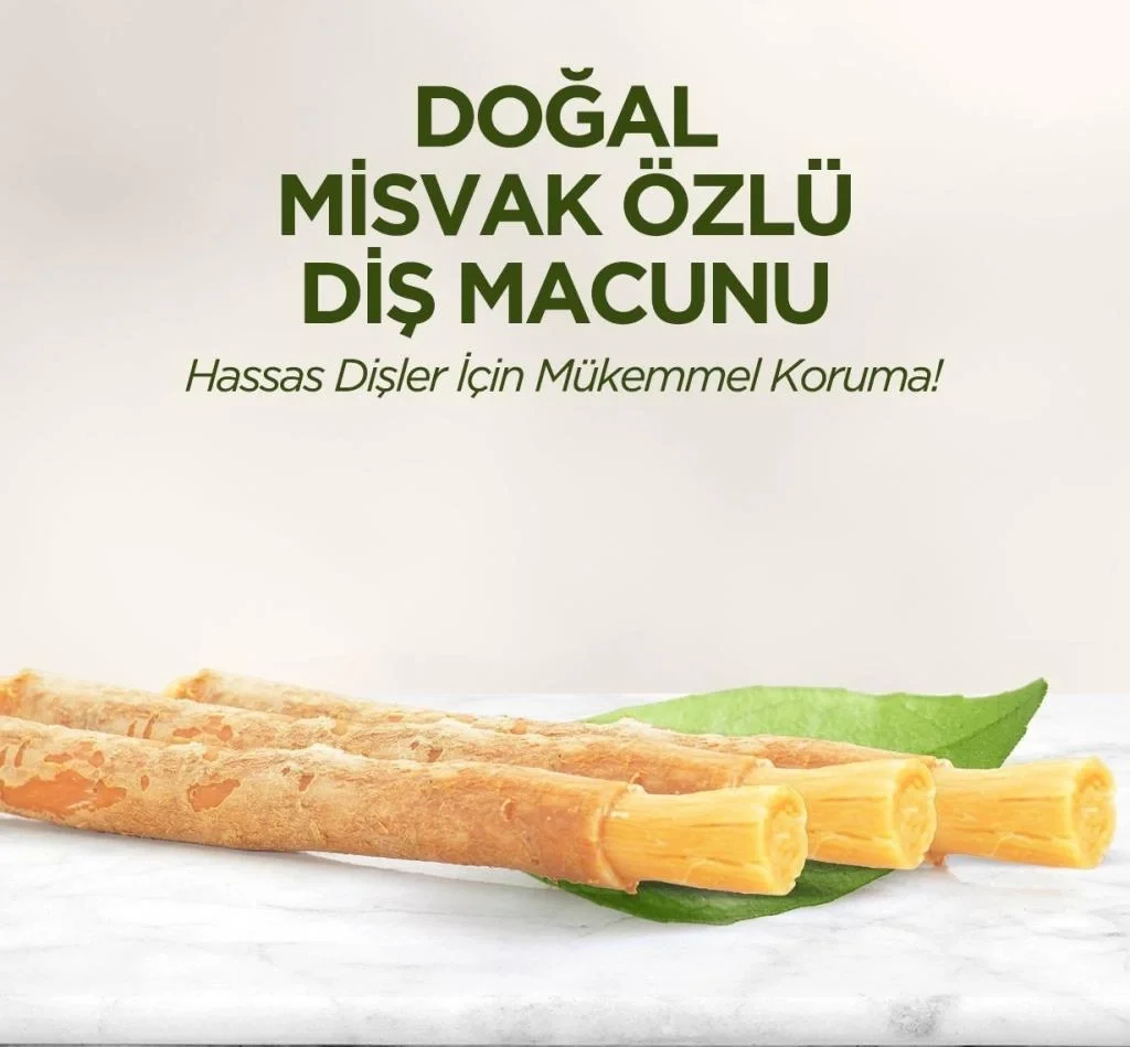 İthalat®   Doğal Diş Macunu 90 Gr Misvak Özlü