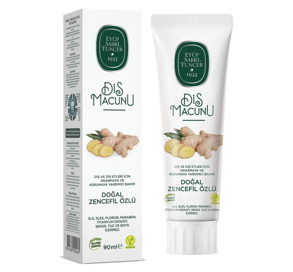 İthalat®   Doğal Diş Macunu 90 Gr Zencefil Özlü