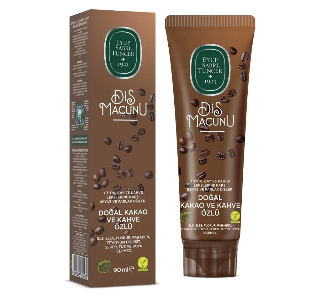 Doğal Diş Macunu 90 Gr Kakao & Kahve Özlü Doğal Diş Macunu 90 Gr Kakao & Kahve Özlü