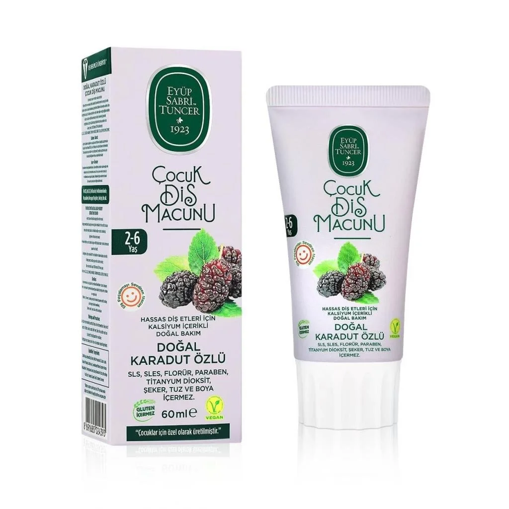Doğal Karadut Özlü Diş Macunu 2-6 Yaş 60 ml Fiyatı, Yorumları ve Özellikleri