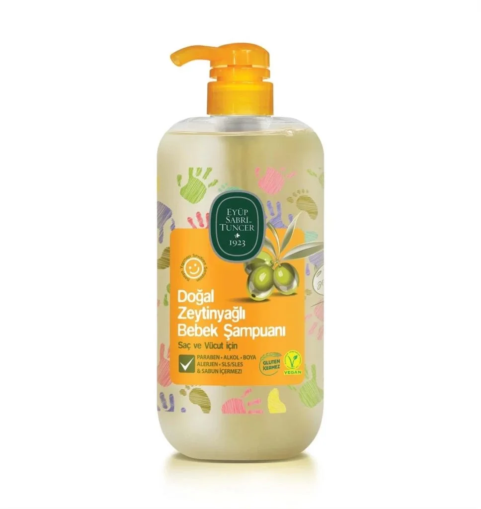 İthalat®   Doğal Zeytinyağlı Bebek Şampuanı 600 ml