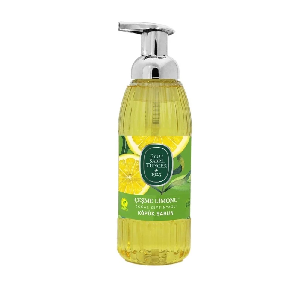 İthalat®   Doğal Zeytinyağlı Köpük Sabun 500 ml Çeşme Limonu