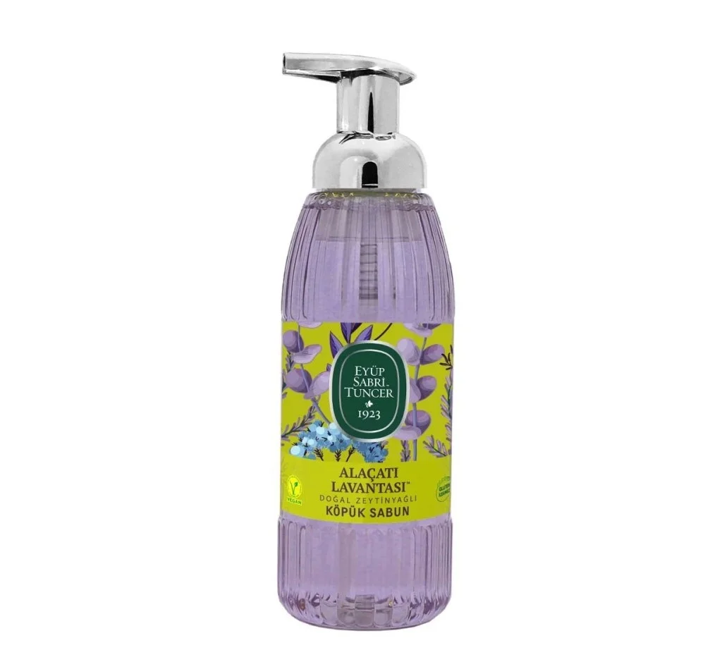 İthalat®   Doğal Zeytinyağlı Köpük Sabun 500 ml Alaçatı Lavantası