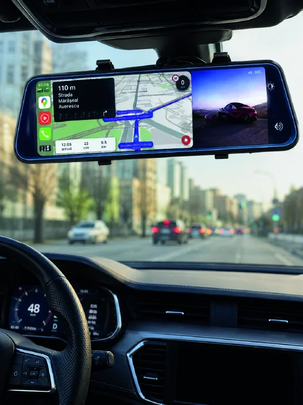 İthalat® Dokunmatik Ayna Carplay Araç Kamera Ekranı Ön Arka Kayıt Destekli