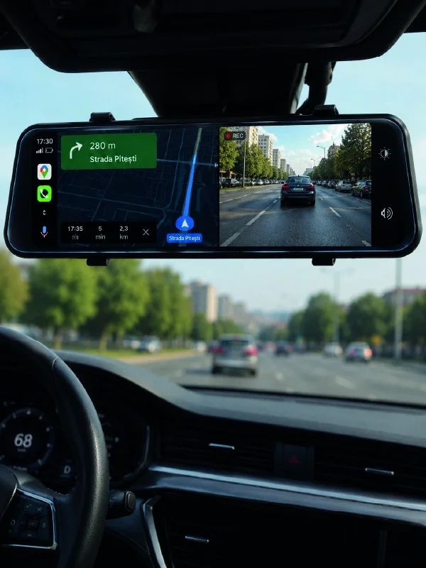 İthalat® Dokunmatik Ayna Carplay Araç Kamera Ekranı Ön Arka Kayıt Destekli