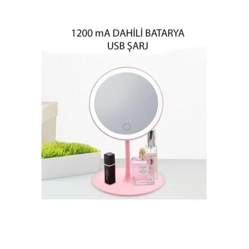 İthalat® Dokunmatik Parlaklık Ayarlı Makyaj Aynası