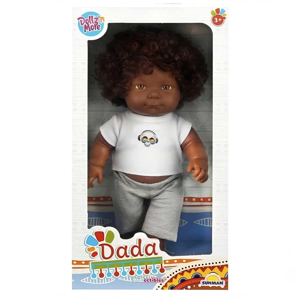 İthalat® Dollz'n More Dada Kıvırcık Saçlı Bebek 60 cm