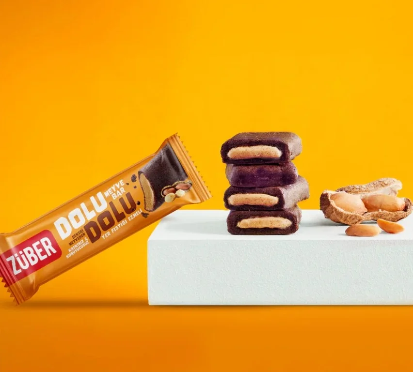 İthalat®   Dolu Dolu Fıstık Ezme Meyve Bar 30 Gr