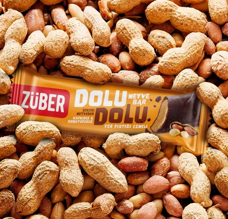 İthalat®   Dolu Dolu Fıstık Ezme Meyve Bar 30 Gr