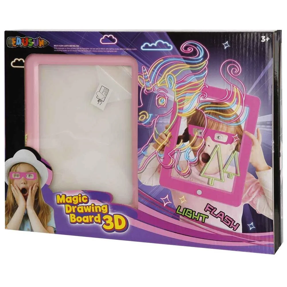 İthalat® DOODLE 3D SİHİRLİ ÇİZİM TAHTASI PEMBE VEYA BEYAZ