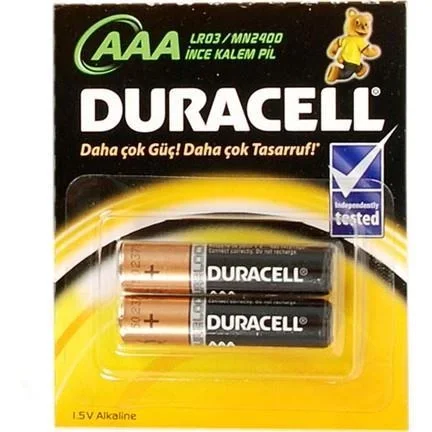 İthalat® Duracell Alkalin Pil AAA 2'' li Paket